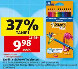 Auchan Kredki ołówkowe Bic Kids Tropicolors oferta