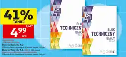 Auchan Blok techniczny biały Oxford A4 oferta