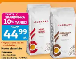 Auchan Kawa ziarnista Carraro oferta