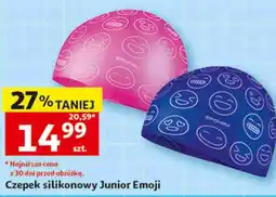 Auchan Czepek silikonowy Junior Emoji oferta