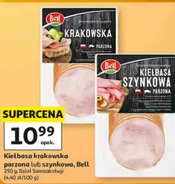 Auchan Kiełbasa krakowska parzona lub szynkowa, Bell oferta