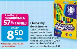 Auchan Astra Flamastry dwustronne oferta