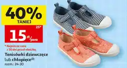 Auchan Tenisówki dziewczęce lub chłopięce Inextenso oferta