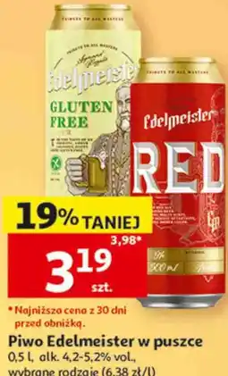 Auchan Piwo Edelmeister w puszce oferta