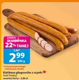 Auchan Kiełbasa głogowska z szynki oferta