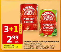 Auchan Pomidory całe lub krojone Dawtona oferta