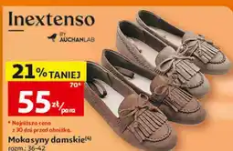 Auchan Inextenso Mokasyny damskie oferta