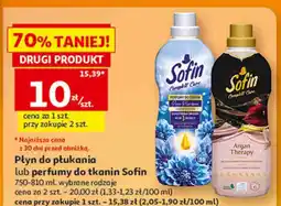 Auchan Płyn do płukania lub perfumy do tkanin Sofin oferta