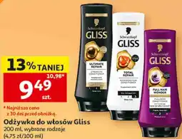 Auchan Odżywka do włosów Gliss oferta