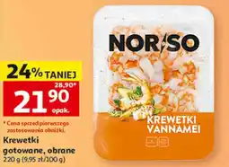 Auchan Krewetki gotowane, obrane NOR/SO oferta