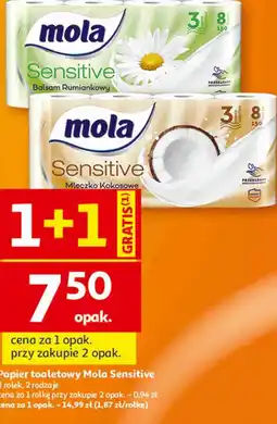 Auchan Papier toaletowy Mola Sensitive oferta