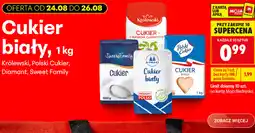 Biedronka Cukier biały, 1 kg Królewski, Polski Cukier, Diamant, Sweet Family oferta