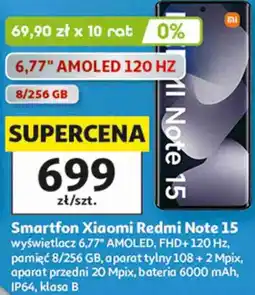 Auchan Smartfon Xiaomi Redmi Note 15 oferta