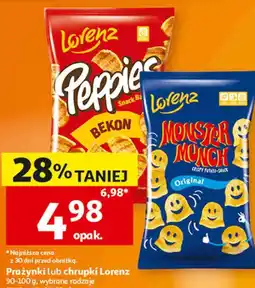 Auchan Prażynki lub chrupki Lorenz oferta
