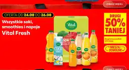 Biedronka Wszystkie soki, smoothies i napoje Vital Fresh oferta