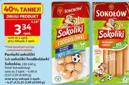 Auchan Parówki sokoliki lub sokoliki foodbolówki Sokołów oferta