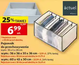 Auchan Pojemnik do przechowywania actuel, wym.: 35 x 4 x 20 cm oferta