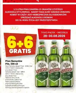 Twój Market Piwo Namysłów Pils oferta