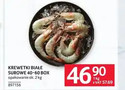 Selgros Krewetki Białe oferta