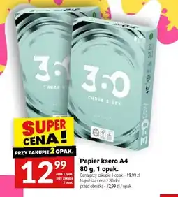Twój Market Papier ksero A4 80 g Three Sixty oferta