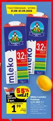 Twój Market Mleko UHT Łowickie Premium 3,2% oferta