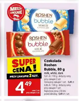 Twój Market Czekolada Roshen Bubble milk oferta
