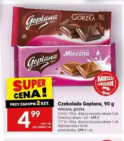 Twój Market Czekolada gorzka Goplana oferta