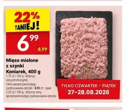 Twój Market Mięso mielone z szynki Koniarek oferta