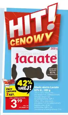 Twój Market Masło ekstra Łaciate 83% oferta