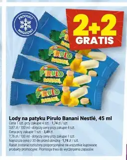 Twój Market Lody na patyku Pirulo Banani Nestlé oferta