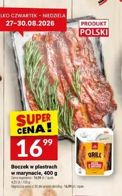 Twój Market Boczek w plastrach w marynacie Białecki oferta