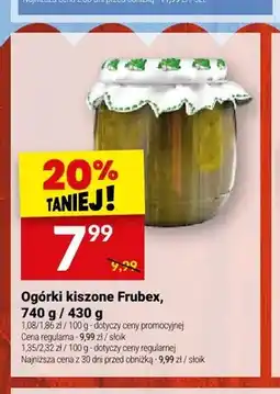 Twój Market Ogórki kiszone Frubex oferta