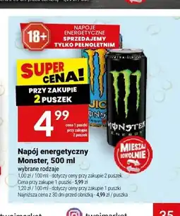 Twój Market Napój energetyczny Monster oferta