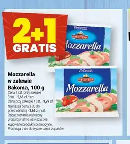 Twój Market Mozzarella w zalewie Bakoma oferta