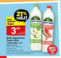 Twój Market Woda niegazowana Żywiec Zdrój z nutą soku jabłkowy oferta