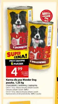 Twój Market Karma dla psa Wonder Dog puszka z kurczakiem oferta