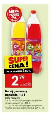 Twój Market Napój gazowany Bąbolada czerwona oferta
