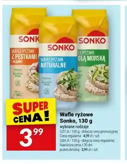 Twój Market Wafle ryżowe z pestkami dyni i algami Sonko oferta
