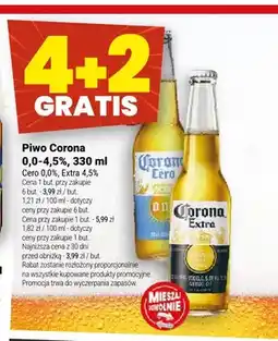 Twój Market Piwo Corona Extra 4,5% oferta