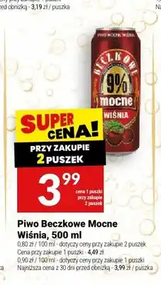 Twój Market Piwo Beczkowe Mocne Wiśnia oferta