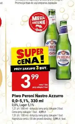 Twój Market Piwo bezalkoholowe Peroni Nastro Azzurro oferta