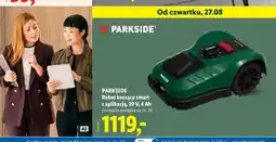 Lidl Robot koszący smart z aplikacją Parkside oferta