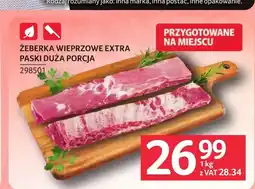 Selgros Żeberka wieprzowe oferta