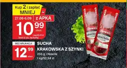 Chorten Kiełbasa sucha krakowska z szynki Olewnik oferta