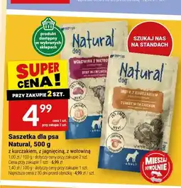Twój Market Saszetka dla psa Natural z kurczakiem oferta