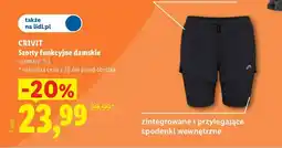 Lidl Szorty funkcyjne damskie Crivit oferta