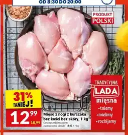 Twój Market Mięso z nogi z kurczaka bez kości bez skóry oferta
