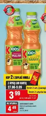 Chorten Sok Kubuś jabłko marchew malina 100% oferta