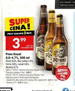 Twój Market Piwo Kozel Bily Lekhy 3,5% oferta