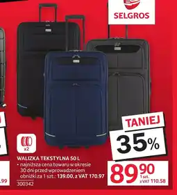 Selgros Walizka Selgros oferta